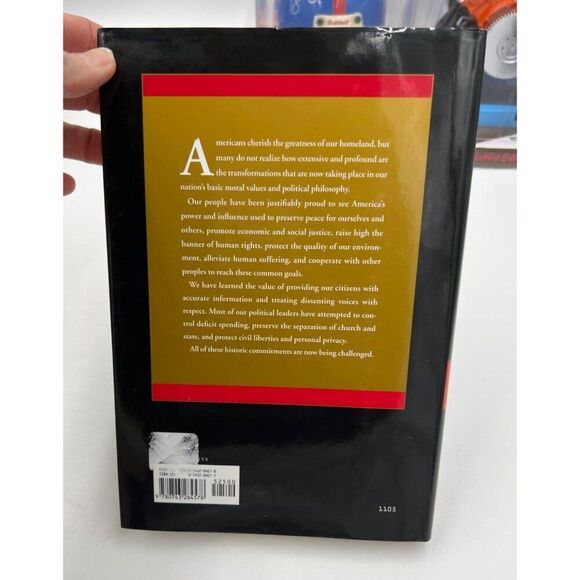 President Jimmy Carter Signed Book Our Endangered Values HC DJ JSA COA - Picture 5 of 8